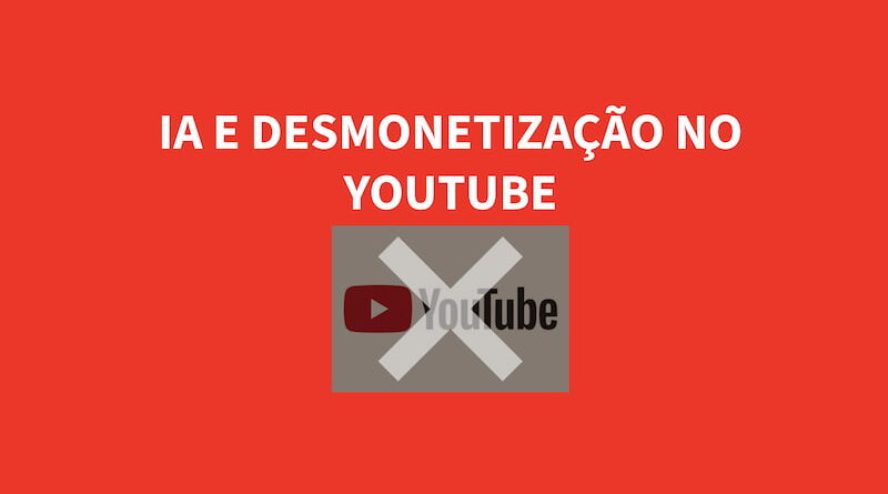 Logotipo do Youtube com um X em cima e em um fundo vermelho.